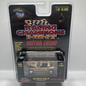 Racing Champions Motor Trend Mint #152 1978 Pontiac Trans Am T-Top Gold NEW